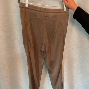 high waist cropped joggers